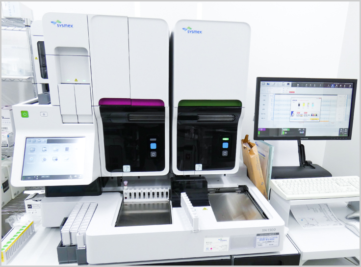多項目自動血球分析装置XN-1500 （シスメックス社）